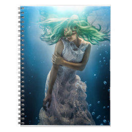 Carnet Ses Boucles D'Émeraude - Sirène Hiver Sous L'Eau