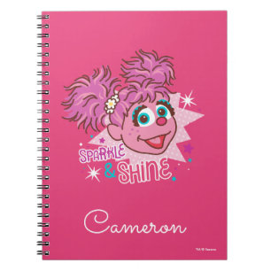 Carnet Sesame Street Abby Cadabby - Étincelle & Brille