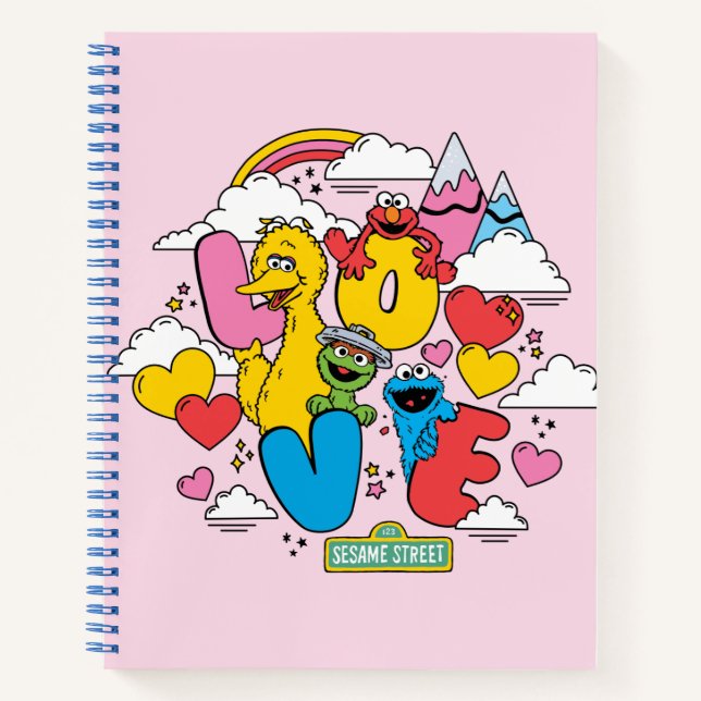 Carnet Sesame Street | Amour (Devant)