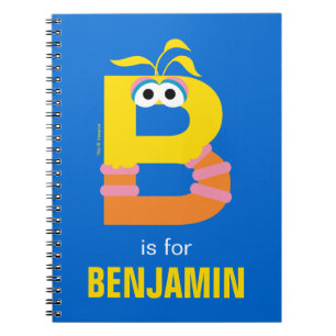 Carnet Sesame Street B est pour Big Bird