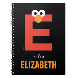 Carnet Sesame Street E comme Elmo