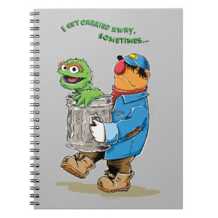Carnet Sesame Street Oscar & Bruno l'éboueur