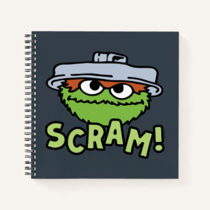 Carnet Sesame Street Oscar le Grincheux, dégage !