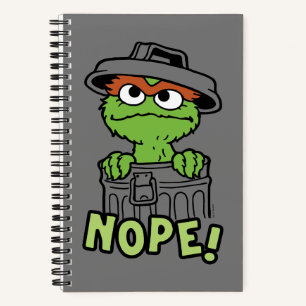 Carnet Sesame Street Oscar le Grincheux Non !