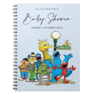 Carnet Sesame Street Pals Baby shower Liste des invités e