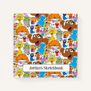 Carnet Sesame Street Pals Dessin Motif Doodley
