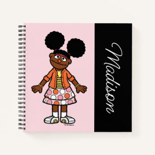 Carnet Sesame Street Portrait de Gabrielle