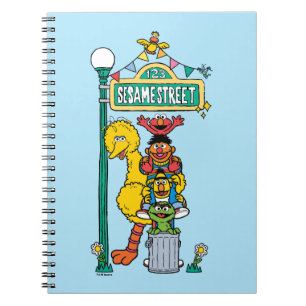 Carnet Sesame Street   Under the Sesame Street Sign
