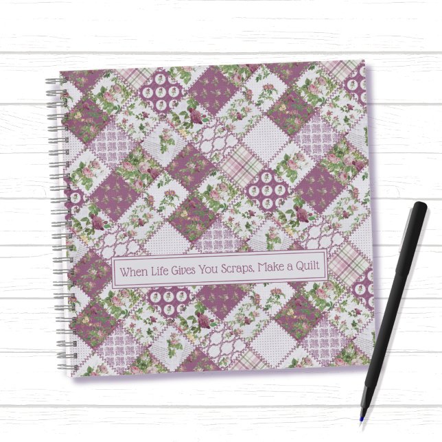 Carnet Shabby Chic Patchwork Quilt (Créateur téléchargé)