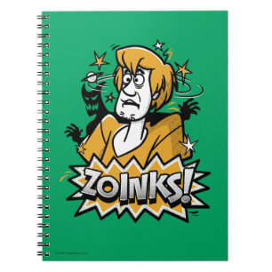 Carnet Shaggy "Zoinks !" Graphic halftone