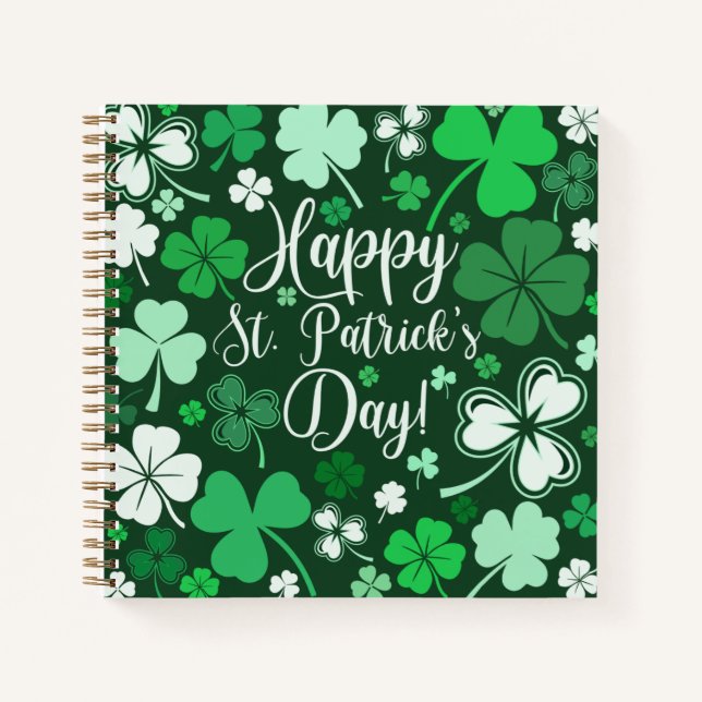 Carnet Shamrock St. Patrick's (Devant)