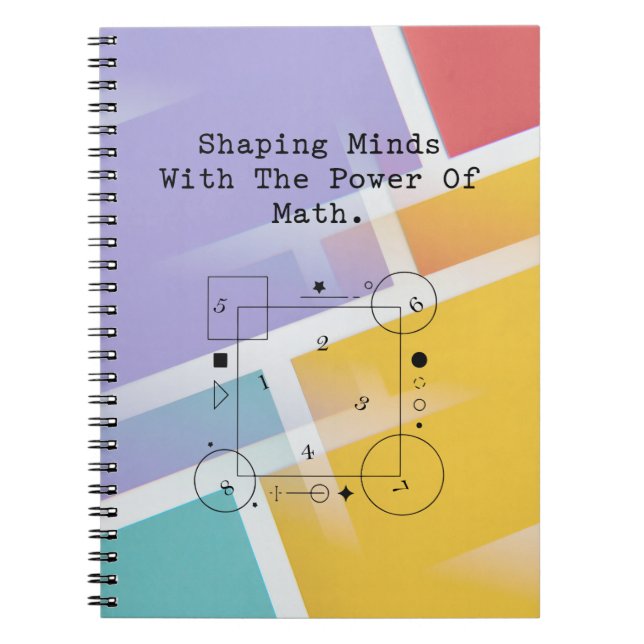 Carnet Shaping Minds Math Power | Inspiring Education (Devant)