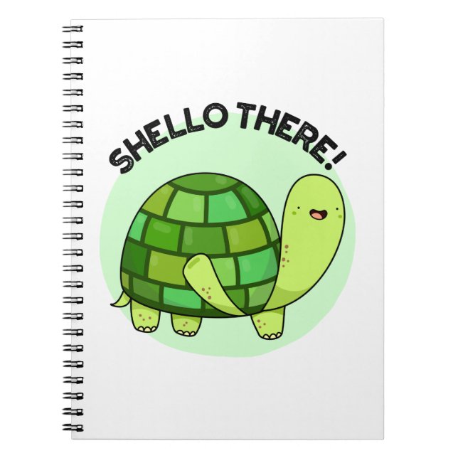 Carnet Shello là tortue drôle Pun  (Devant)