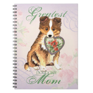 Carnet Sheltie Heart