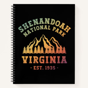 Carnet Shenandoah National Park Virginia USA