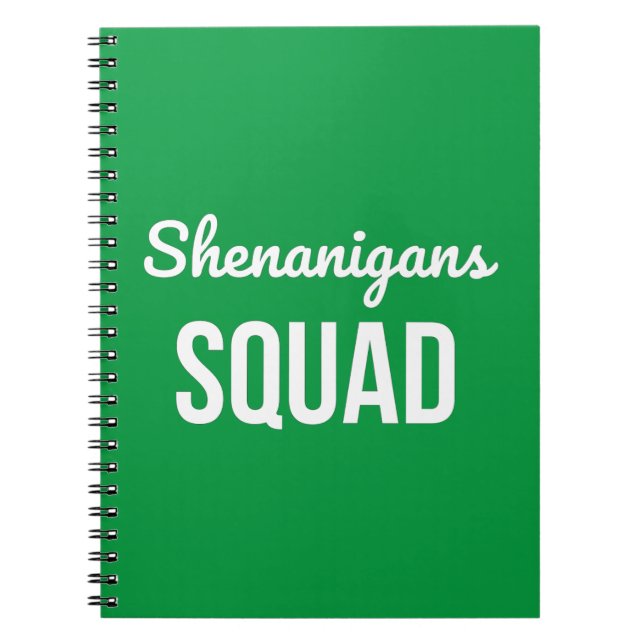 Carnet Shenanigans Squad St Patrick's Day (Devant)