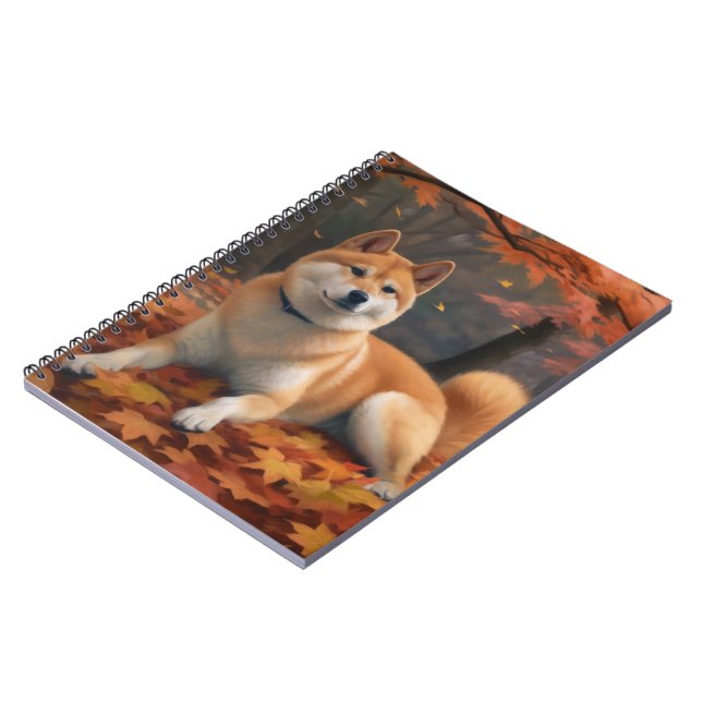 Carnet Shib Inu en automne Leaves automne Inspire (Côté gauche)