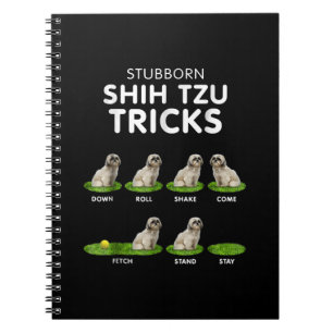 Carnet Shih Tzu Lover   Funny Shih Tzu Trick Dog Love
