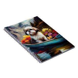 Carnet Shih Tzu sur une pagaie : une aventure Pittoresque