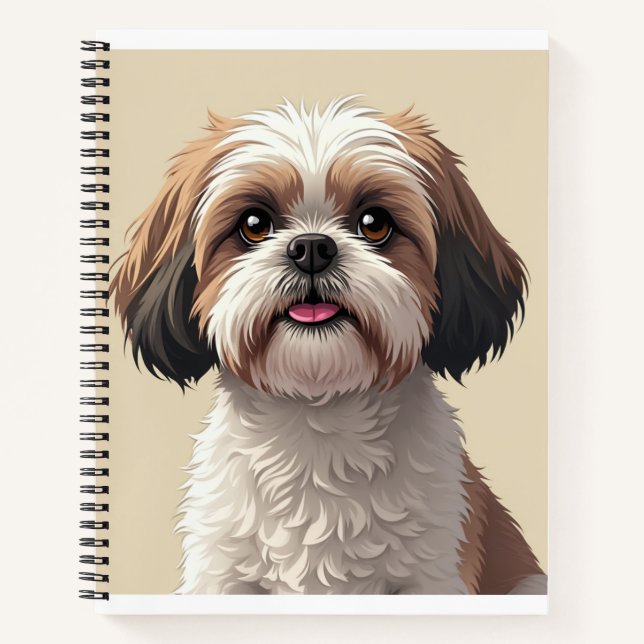 Carnet ShihTzu Mandoo (Devant)
