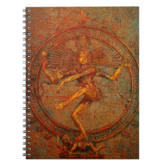 Carnet Shiva Sur Le Revêtement Arrière - plan En Perte