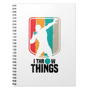 Carnet Shot Put Athletics Idée cadeau de tuteur de spor