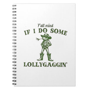 Carnet Si Je Fais De La Grenouille Lollygang Retro