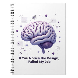 Carnet Si vous remarquez le design – concepteurs d'interf