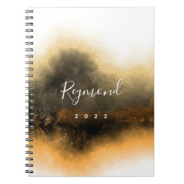 Carnet Signature personnalisée Monogramme Art Abstrait do