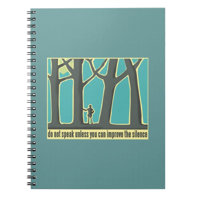 Carnet Silence de la forêt (Devant)