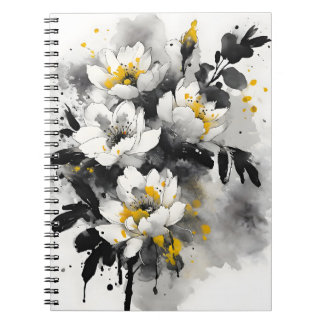 Carnet Silente tomentosa - Watercolor flowers