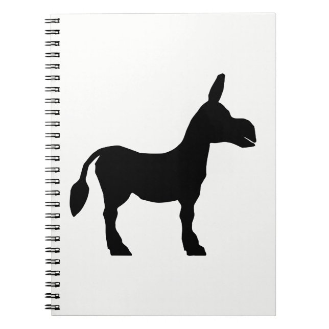 Carnet Silhouette d'âne (Devant)