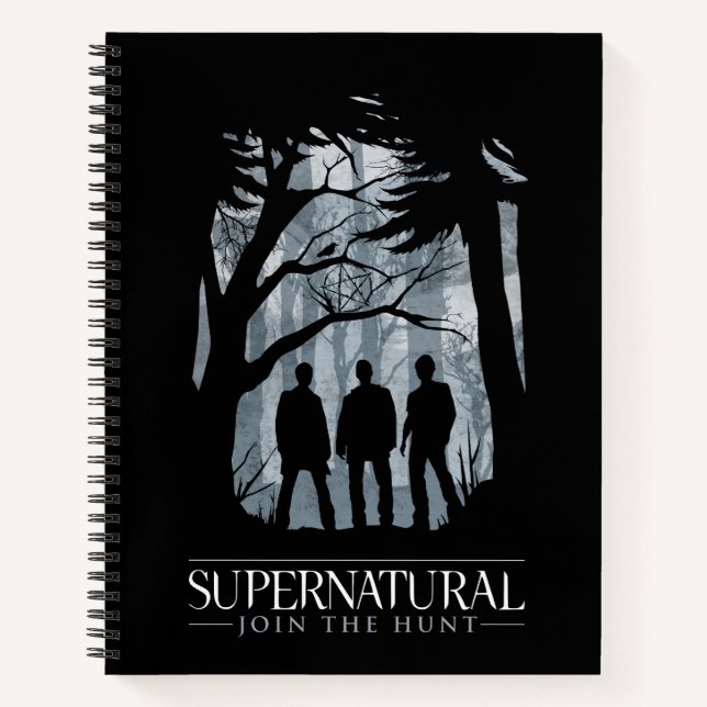 Carnet Silhouette de la forêt surnaturelle (Devant)