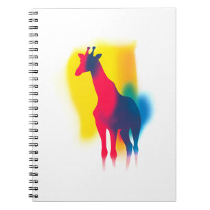 Carnet Silhouette de peinture peinture en vaporisateur co