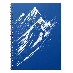 Carnet Silhouette de skieur