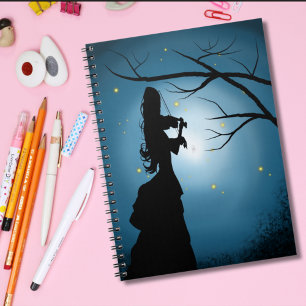Carnet Silhouette Victorienne Lucioles et Scène au Clair