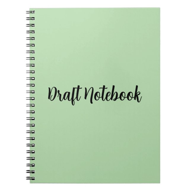 Carnet Simple Draft Book for School, homework & Projects (Devant)