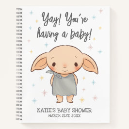 Carnet Simple Harry Potter - Baby shower Dobby