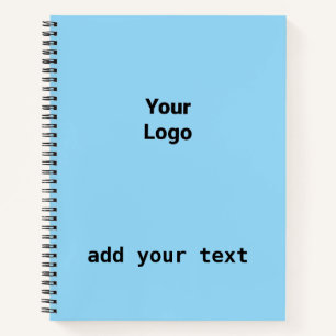 Carnet simple minimal ajoutez votre texte monogramme phot