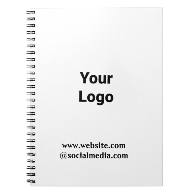 CARNET SIMPLE MODERNE MODERNE MONOGRAM ÉLÉGANT CHIC STYLE (Devant)