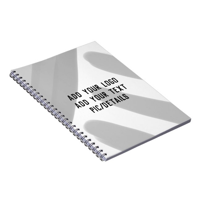 Carnet simple personnalisé ajoutez votre logo adresse sit (Côté Droit)