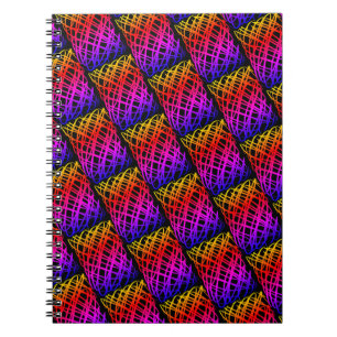 Carnet Simple Scribble Half Drop Arrière - plan noir