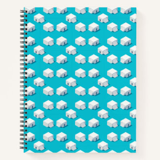 Carnet simple stairs and block structures on a bright