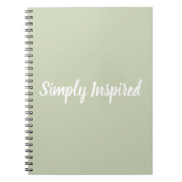 Carnet simplement inspiré