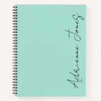Simplement Votre Nom Sea Green & Black
