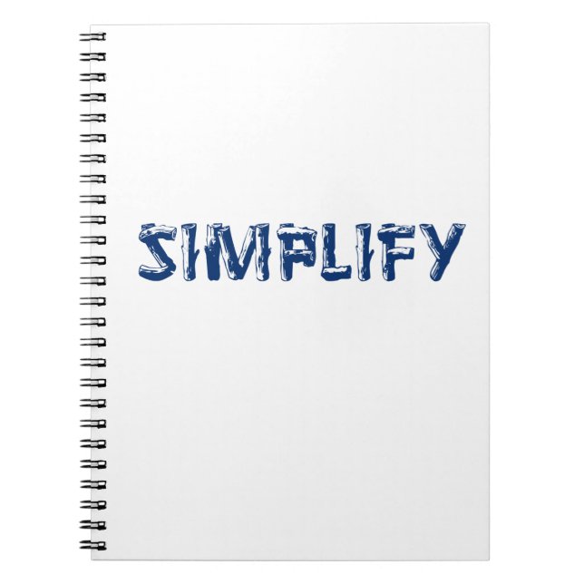 Carnet Simplifier (Devant)