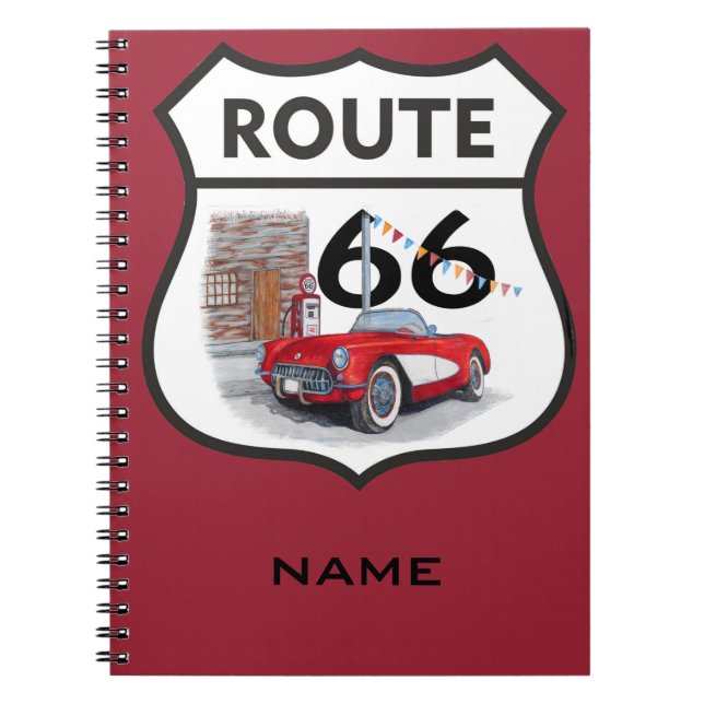 Carnet Sing route 66 gifts (Devant)