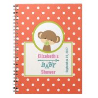Singe-bébé Brown avec Baby shower Pacificateur