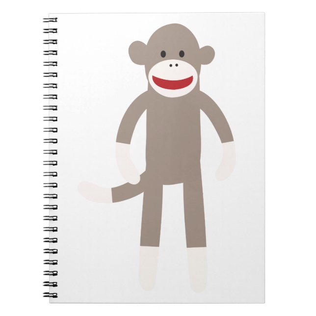 Carnet Singe de chaussette (Devant)