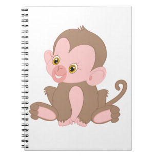 Carnet Singe du bébé souriant